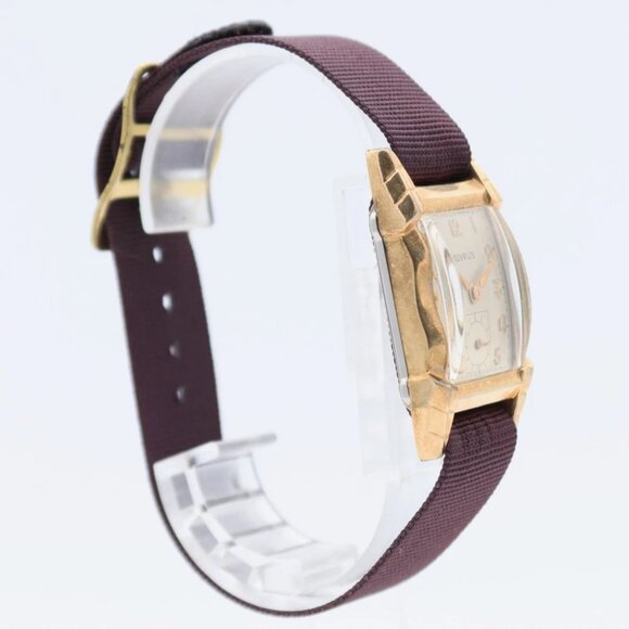 Vintage 22mm Benrus Deco 17 Jewel Men\'s Mechanical Wristwatch BO1 Swiss 10k RGP main image 5
